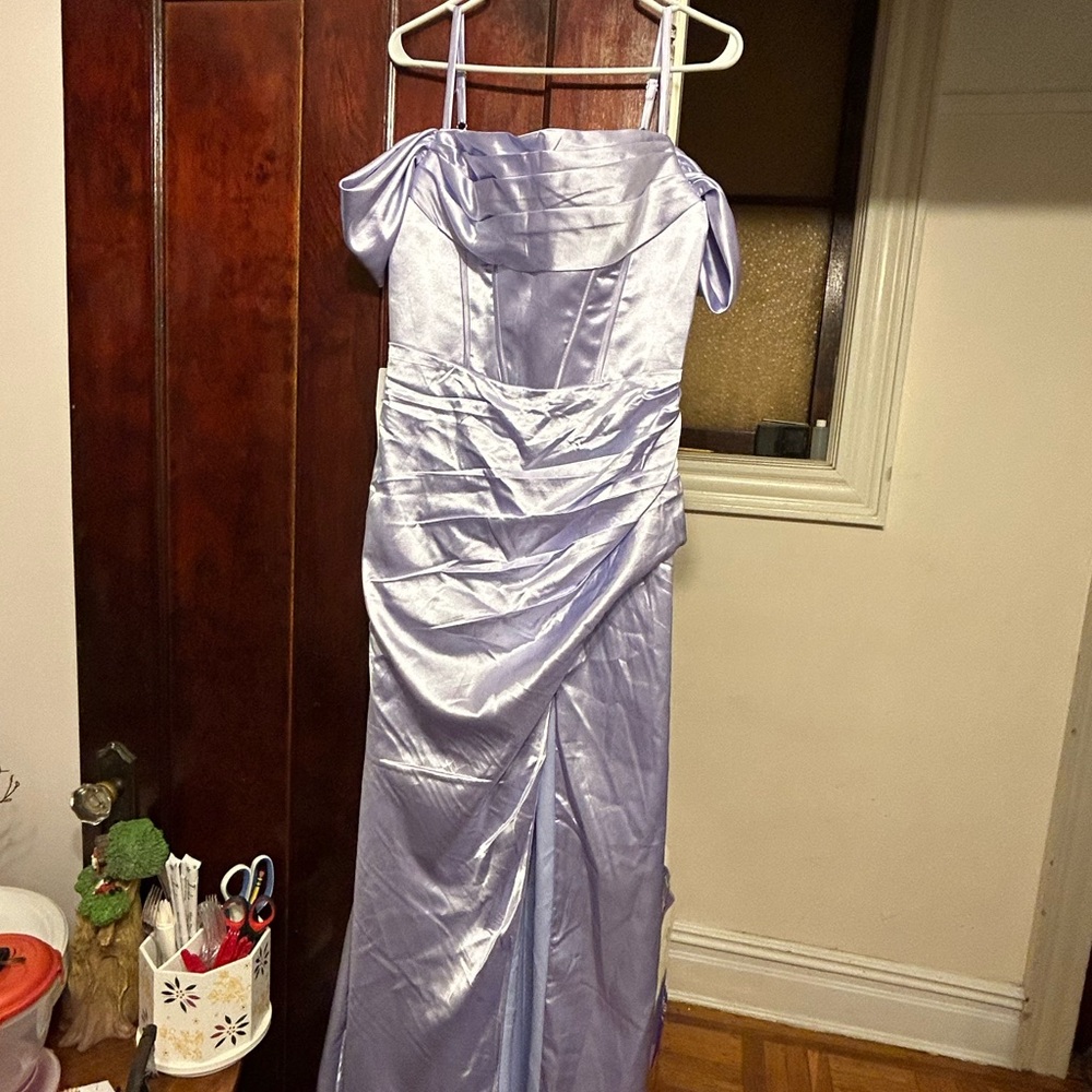 Elegant Lavender Prom Dress